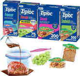Ziploc 635 Count Food Storage and Sandwich Bags Variety Pack