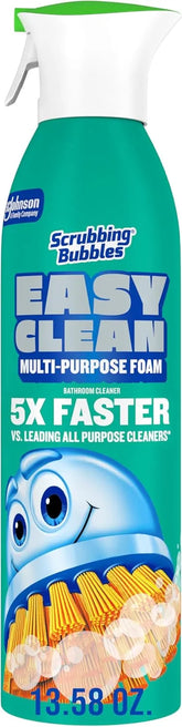 Scrubbing Bubbles Easy Clean Foaming Multipurpose Bathroom Cleaner, Continuous Spray Bottle, Fast Acting Foam, 13.58 Ounce