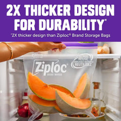 Ziploc Heavy Duty Gallon Storage Bags, Reusable Large Bag for Food, Tools, Craft, and Clothing Storage, 10 Count