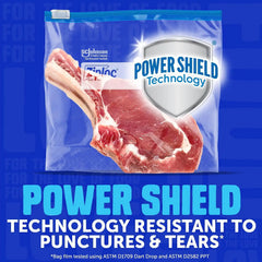 Ziploc Quart Food Storage Freezer Slider Bags, Power Shield Technology for More Durability, 34 Count (Pack of 8)