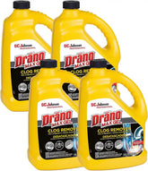 SC Johnson Professional Drano Max Gel To Drain Clog Removing, 128 Fl Oz (Pack of 4)