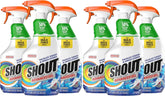 Shout Advanced Laundry Stain Remover Gel for Clothes Laundry, Breaks Down Stubborn, Dried-in, and Tough Stains, 22oz Spray, Pack of 6 (Packaging May Vary)