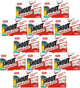 Shout Wipe & Go Instant Stain Remover Wipes, No Wash Required, Safe on Colorfast Washables, Travel & Baby Diaper Bag Essentials, Removes Grass, Coffee, Makeup & More, 12 Wipes (Pack of 12)