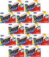 Shout Color Catcher Sheets for Laundry, Allow Mixed Washes, Prevent Color Runs and Maintain Original Clothing, 24 Count (Pack of 12)
