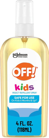 OFF! Kids Mosquito & Tick Repellent Spray, Botanically Inspired, Safe for Use On Kids, 4 oz