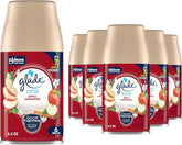 Glade Automatic Spray Refill, Apple Cinnamon, Scented Air Freshener for Home and Bathroom, 6.2 Oz, 6 Count