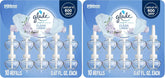 Glade PlugIns Refills Air Freshener, Scented and Essential Oils for Home and Bathroom, Clean Linen, 6.7 Fl Oz, 10 Count (Packaging May Vary) (Pack of 2)
