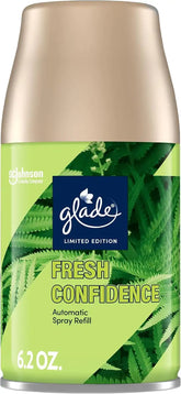 Glade Automatic Spray Refill, Fresh Confidence, Scented Air Freshener for Home and Bathroom, 6.2 Oz