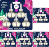 Glade PlugIns Refills Air Freshener, Scented and Essential Oils for Home and Bathroom, Orchid & Neroli, Fresh Collection, 3.35 Fl Oz (Pack of 5)