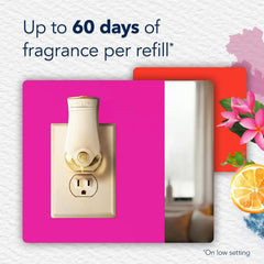 Glade PlugIns Refills Air Freshener, Exotic Tropical Blossoms & Coastal Sunshine Citrus, Scented and Essential Oils for Home and Bathroom, 0.67 Fl Oz, 5 Count