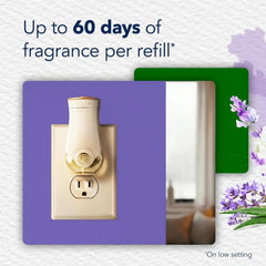 Glade PlugIns Refills Air Freshener, Tranquil Lavender & Aloe, Scented and Essential Oils for Home and Bathroom, 0.67 Fl Oz, 10 Count