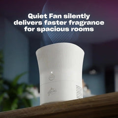 Glade Scent Flow PlugIns Air Freshener, Clean Linen, 1 Device + 4 Refills, 2.61 fl oz
