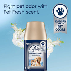 Glade Automatic Spray Refill Starter Kit, Pet Fresh Scent, Scented Air Freshener for Home and Bathroom, 6.2 Oz, 1 Holder + 1 Refill