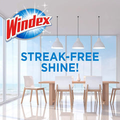 Windex Wipes Glass Cleaning, Pre-Moistened Glass and Surface Wipes to Clean Home Surfaces, Household Essentials, Original Scent, 38 Count (Pack of 2)