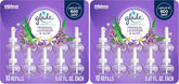 Glade PlugIns Refills Air Freshener,Tranquil Lavender & Aloe,Scented and Essential Oils for Home and Bathroom,0.67 Fl Oz,10 Count (Pack of 2)
