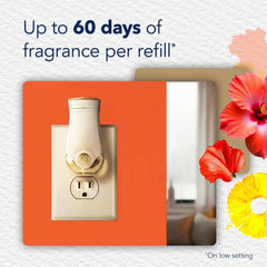Glade PlugIns Refills Air Freshener, Scented and Essential Oils for Home and Bathroom, Hawaiian Breeze, 6.7 Fl Oz, 10 Count