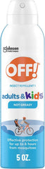 OFF! Insect Repellent Aerosol for Adults & Kids, Fragrance-Free Picaridin Bug Spray for Everyday DEET-Free Protection from Mosquitoes and Ticks, 5 oz | Off! Aero 5oz Insect & Mosquito Repellent for Adults & Kids
