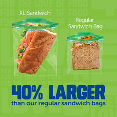 Ziploc 175 Count Sandwich and Snack Bags, Easy Open and Close, Plastic Food Storage Bags