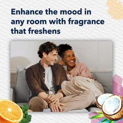 Glade PlugIns Refills Air Freshener, Exotic Tropical Blossoms & Coastal Sunshine Citrus, Scented and Essential Oils for Home and Bathroom, 0.67 Fl Oz, 5 Count