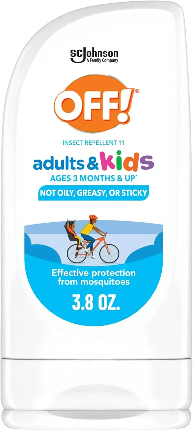OFF! Insect Repellent Lotion for Adults & Kids, Fragrance-Free Picaridin Bug Repellent for Everyday DEET-Free Protection from Mosquitoes and Ticks, 3.8 oz | Off! Kids & Adult Anti-Insect Repellent Spray - 3.8 oz, DEET-Free, Bug & Mosquito Protection