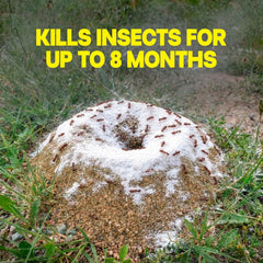Raid Outdoor Fire Ant Mound Killer, Dust Insecticide for Outside Household Use on Fire Ants, Kills Insects up to 8 Months, Kills the Queen, Works Fast, 24 oz