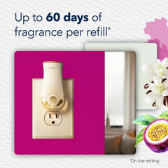 Glade PlugIns Refills Air Freshener, Vanilla Passion Fruit, Scented and Essential Oils for Home and Bathroom, 0.67 Fl Oz, 10 Count
