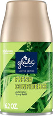 Glade Automatic Spray Refill, Fresh Confidence, Scented Air Freshener for Home and Bathroom, 6.2 Oz