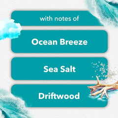 Glade PlugIns Refills Air Freshener, Sky & Sea Salt, Scented and Essential Oils for Home and Bathroom, 0.67 Fl Oz, 10 Count