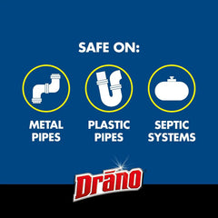 Drano Kitchen Granules Clog Remover, 8.8 oz (Pack of 3)