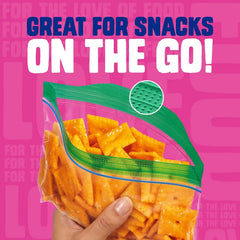 Ziploc Snack Bags, Easy Open and Close, Plastic Food Storage Bags, 280 Bags Total