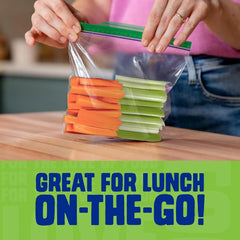 Ziploc XL Sandwich and Snack Bags, Easy Open and Close, Plastic Food Storage Bags, 30 Bags Total