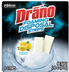 Drano FOAMING DISPOSAL STRIPS 8CT/5 US